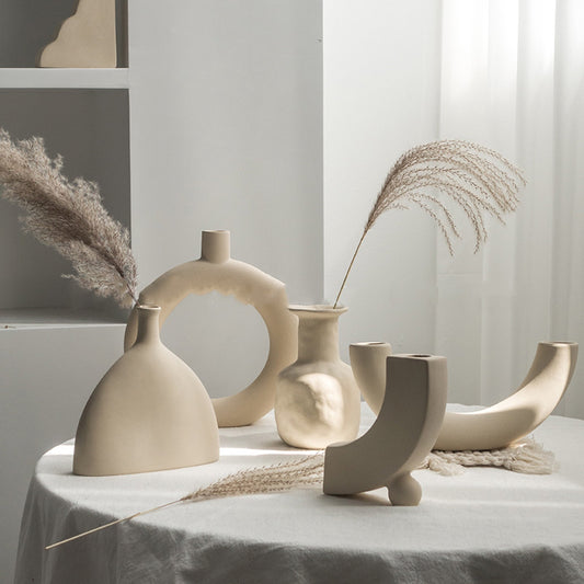 Ceramic Vase Flower Arrangement