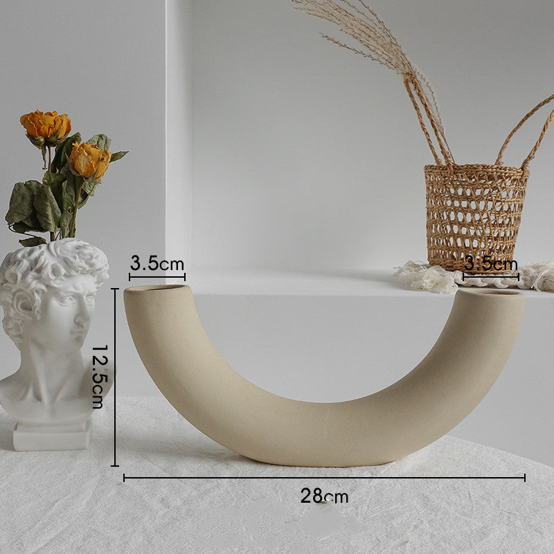 Ceramic Vase Flower Arrangement