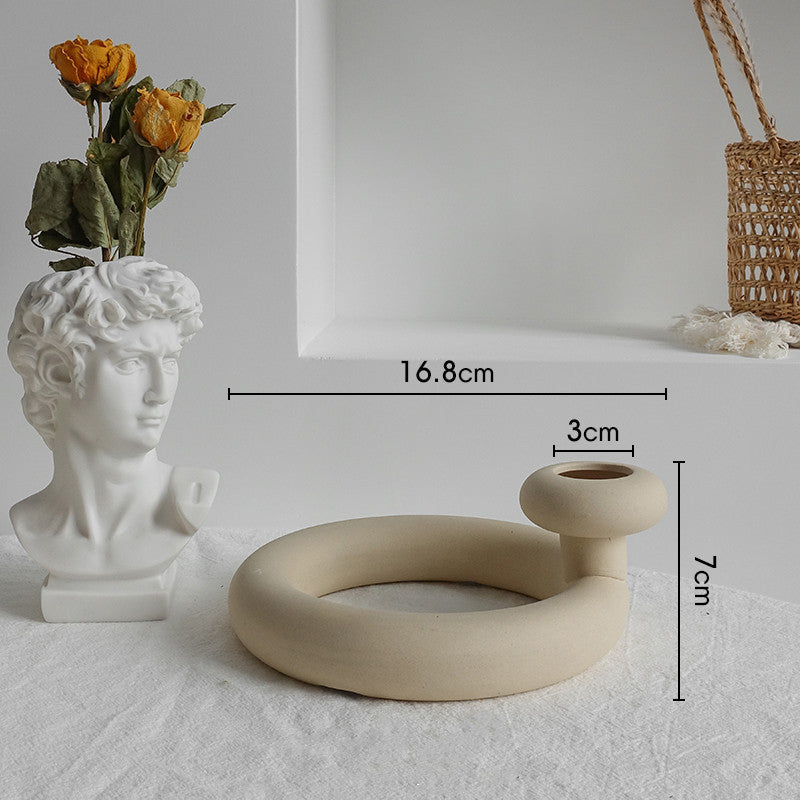 Ceramic Vase Flower Arrangement