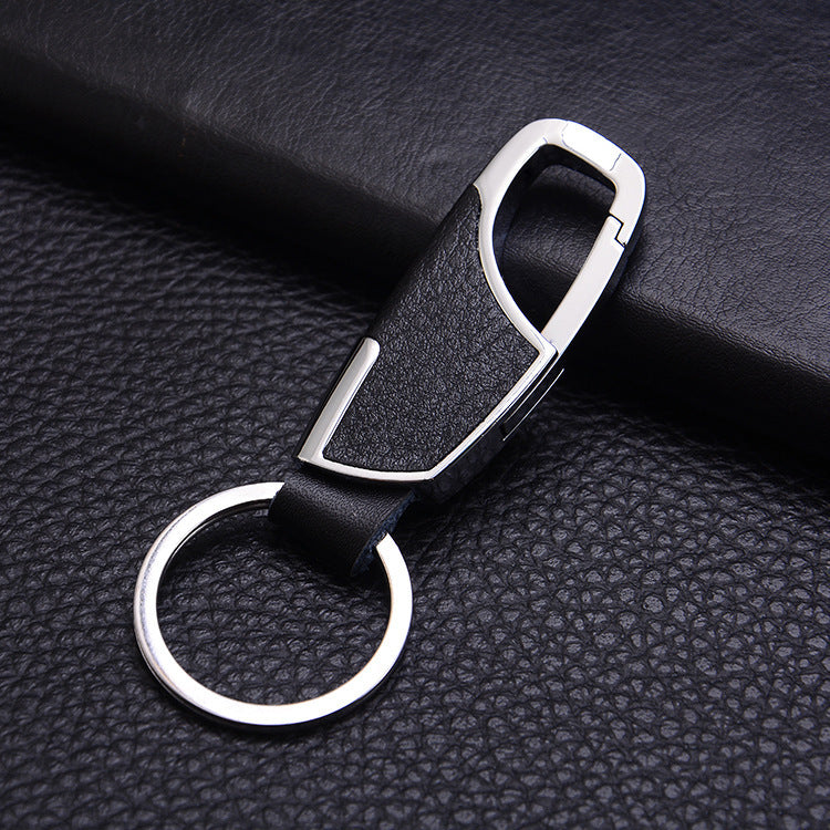 Porte-clés en cuir créatif pour homme