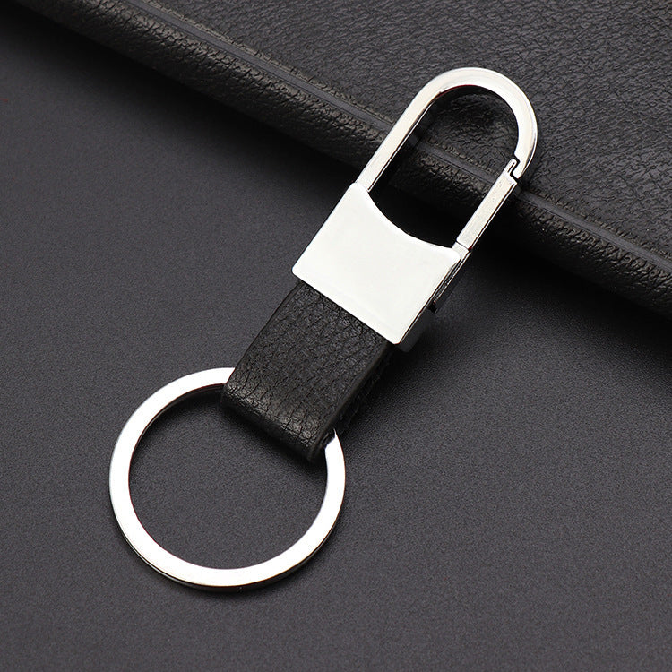 Porte-clés en cuir créatif pour homme