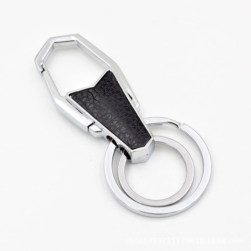 Porte-clés en cuir créatif pour homme