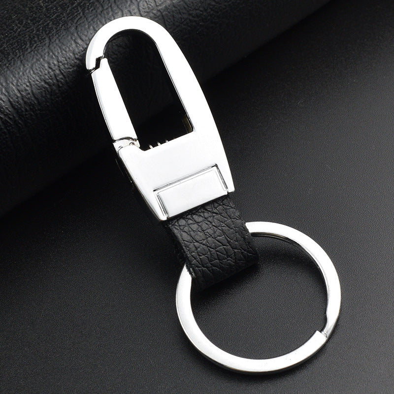 Porte-clés en cuir créatif pour homme