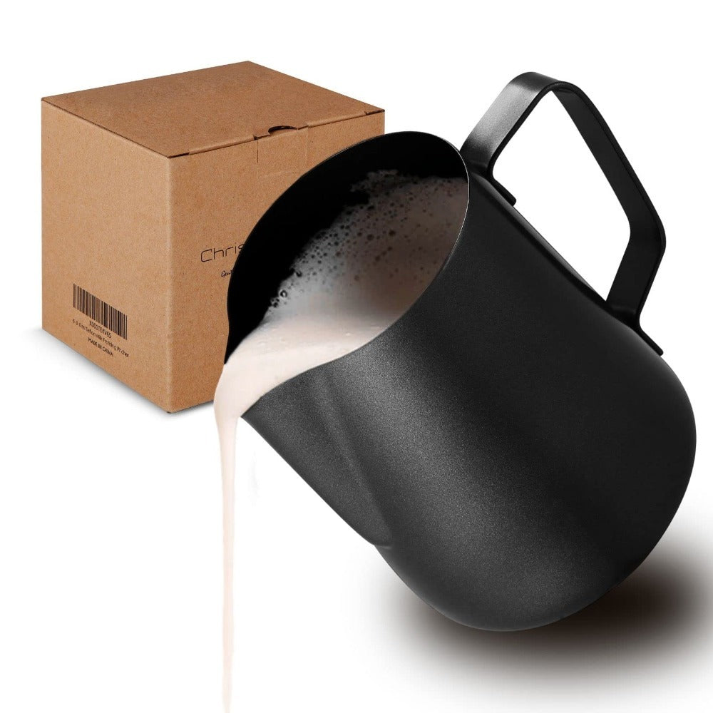 Pot à mousse de lait en acier inoxydable