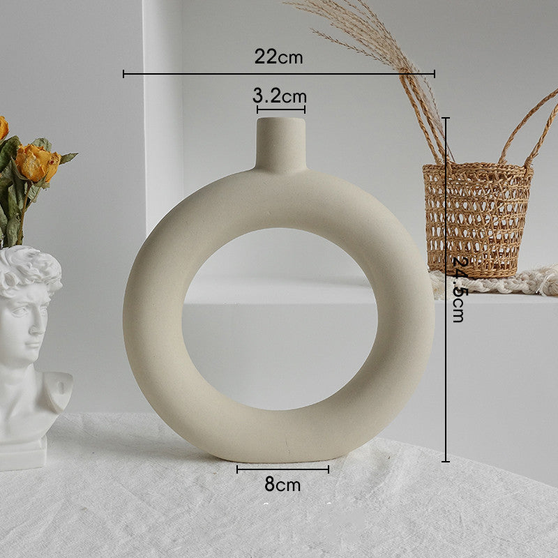 Ceramic Vase Flower Arrangement