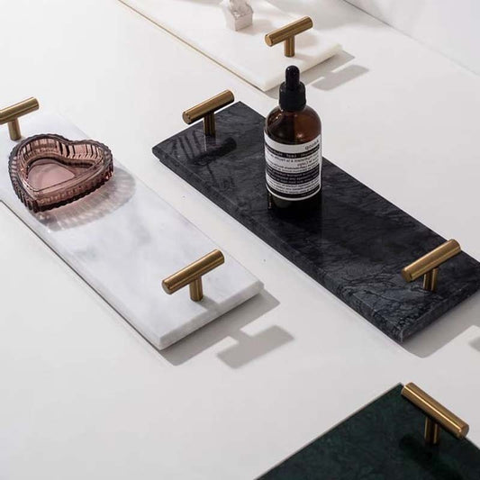 Plateau en marbre de luxe